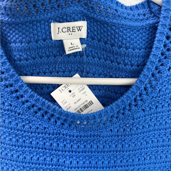 NWT J Cree Crochet Sleeveless Top size L - Picture 3 of 3